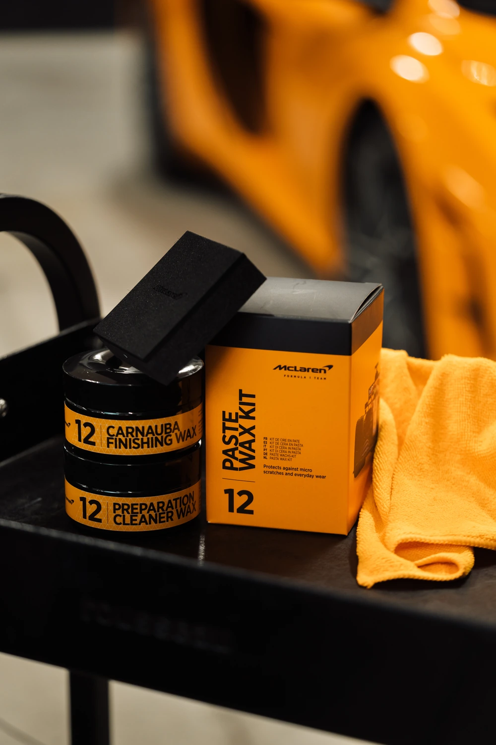Coffret McLaren Paste Wax Kit avec cire et nettoyant de préparation
